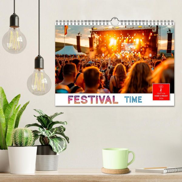 Produktbild: Festival Time (Wandkalender 2026 DIN A4 quer), CALVENDO Monatskalender