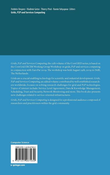 Produktbild: Grids, P2P and Services Computing