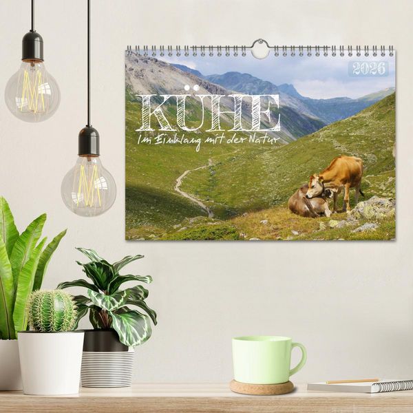 Produktbild: K&uuml;he im Einklang mit der Natur (Wandkalender 2026 DIN A4 quer), CALVENDO Monatskalender