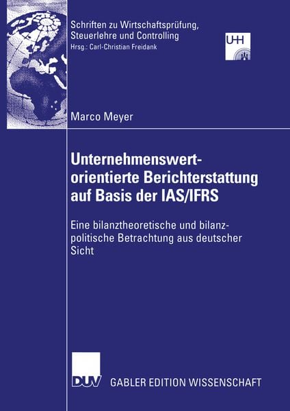 Produktbild: Unternehmenswertorientierte Berichterstattung auf Basis der IAS/IFRS