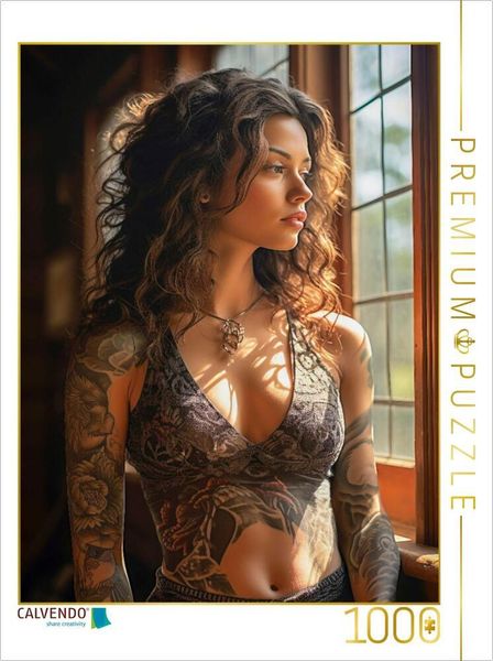 CALVENDO Puzzle Tattoos | 1000 Teile Lege-Größe 64x48cm Foto-Puzzle für glückliche Stunden