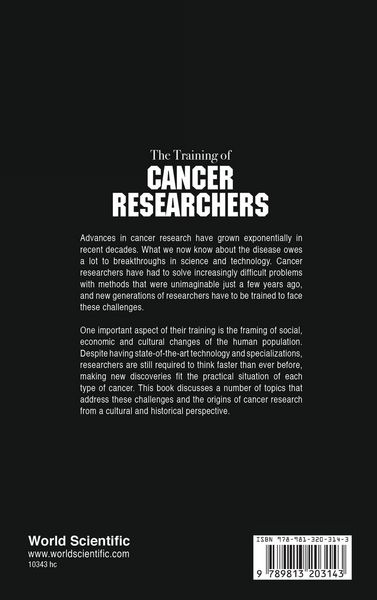 Produktbild: Training Of Cancer Researchers, The