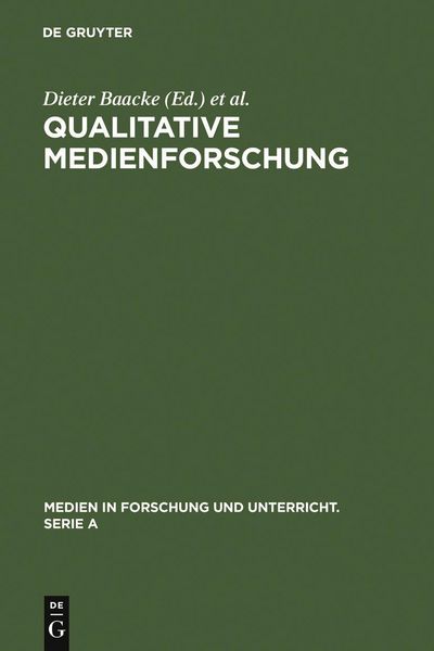 Produktbild: Qualitative Medienforschung