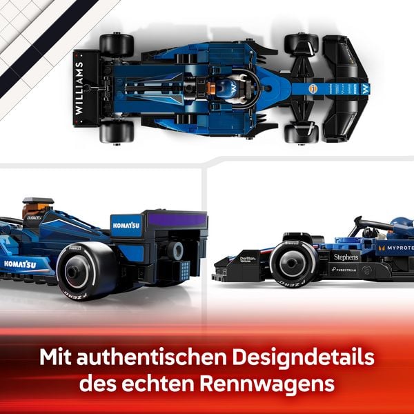 Produktbild: LEGO Speed Champions Williams Racing FW46 F1 Rennauto Spielzeug 77249