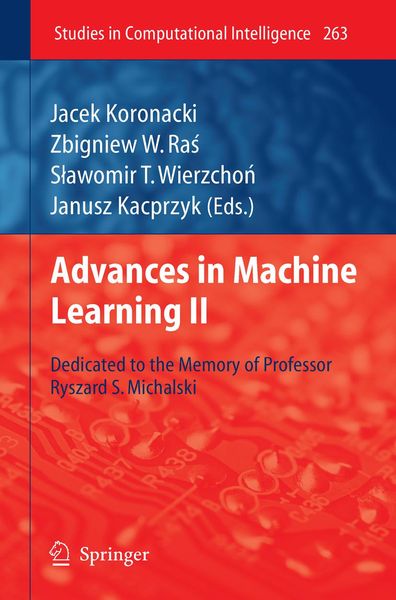 Produktbild: Advances in Machine Learning II