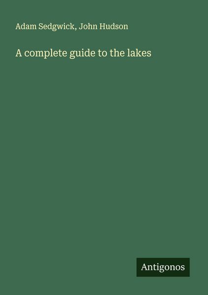Produktbild: A complete guide to the lakes