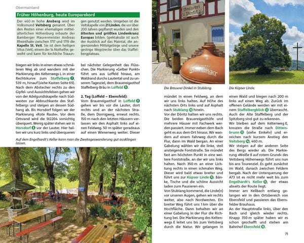 Produktbild: ROTHER Wanderbuch Wochenendtouren Franken