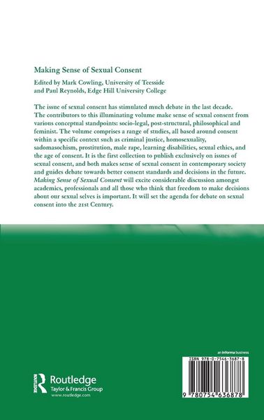 Produktbild: Making Sense of Sexual Consent