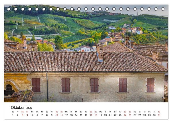 Produktbild: Piemont und Turin (Tischkalender 2026 DIN A5 quer), CALVENDO Monatskalender