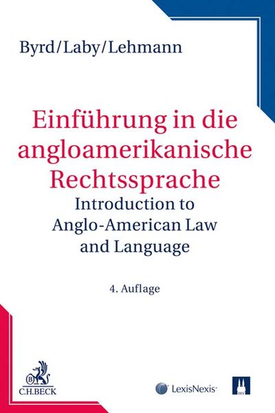 Produktbild: Einf&uuml;hrung in die angloamerikanische Rechtssprache