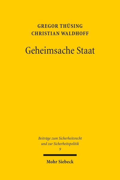 Produktbild: Geheimsache Staat