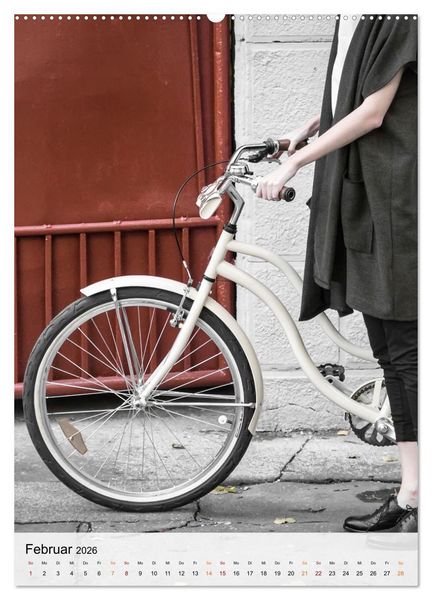 Produktbild: Fahrrad Alltag (Wandkalender 2026 DIN A2 hoch), CALVENDO Monatskalender