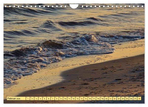 Produktbild: Sonne, Sand und Meer. Farben der K&uuml;ste (Wandkalender 2026 DIN A4 quer), CALVENDO Monatskalender