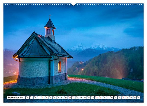 Produktbild: Berchtesgadener Alpen - Landschaften zum Tr&auml;umen (hochwertiger Premium Wandkalender 2026 DIN A2 quer), Kunstdruck in Hochglanz