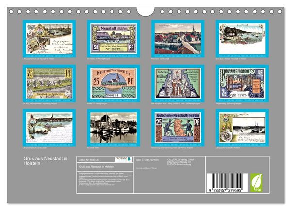 Produktbild: Gru&szlig; aus Neustadt in Holstein (Wandkalender 2026 DIN A4 quer), CALVENDO Monatskalender