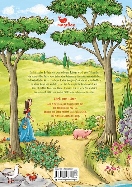 Produktbild: Die beliebtesten Märchen von Hans Christian Andersen, mit MP3-CD