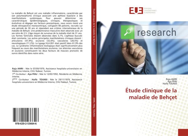 Produktbild: &Eacute;tude clinique de la maladie de Beh&ccedil;et