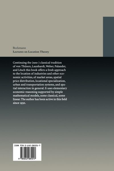 Produktbild: Lectures on Location Theory
