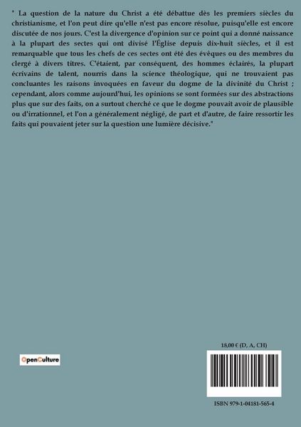 Produktbild: Etude sur la nature du Christ