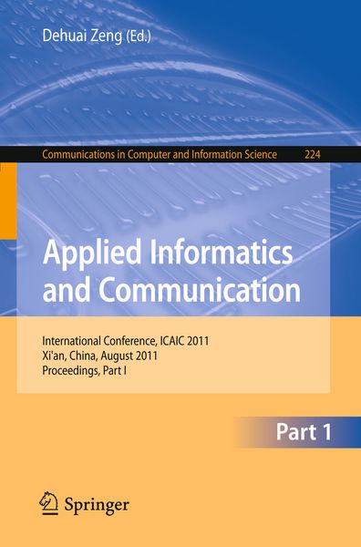 Produktbild: Applied Informatics and Communication, Part I