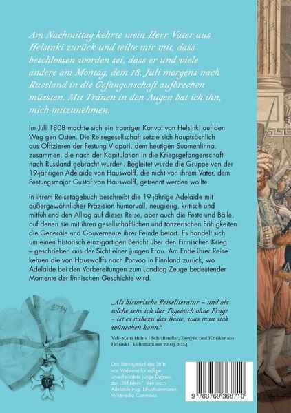Produktbild: Verbannt nach Russland. Reisetagebuch 1808-1809