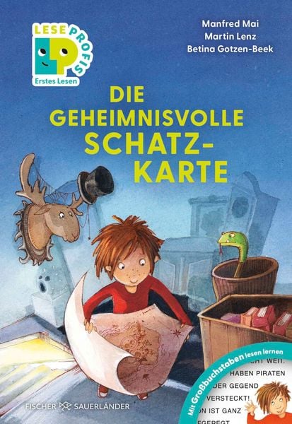 Produktbild: Leseprofis &ndash; GROSSBUCHSTABEN: DIE GEHEIMNISVOLLE SCHATZKARTE, Erstes Lesen