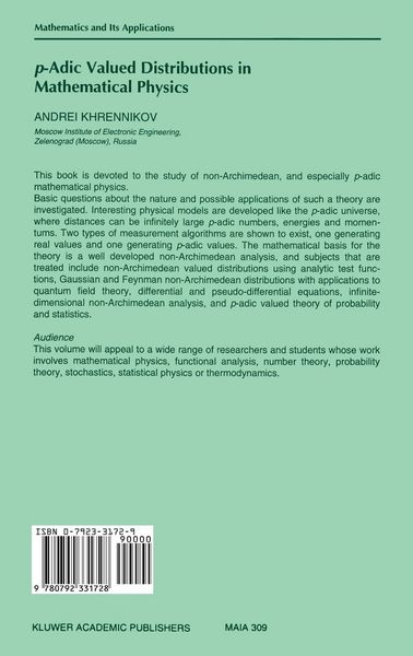 Produktbild: P-Adic Valued Distributions in Mathematical Physics