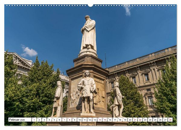 Produktbild: Italien - Mailand (hochwertiger Premium Wandkalender 2026 DIN A2 quer), Kunstdruck in Hochglanz
