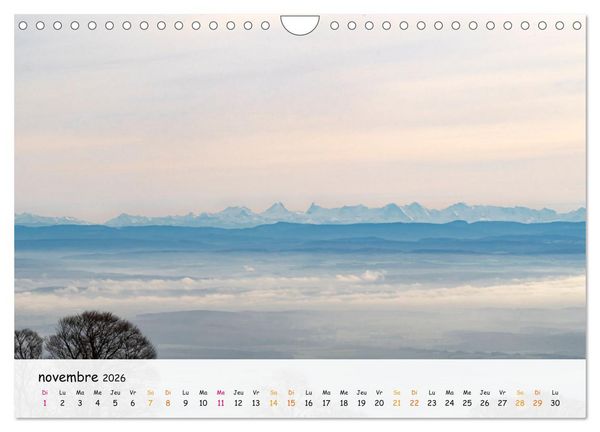 Produktbild: Sc&egrave;nes de cimes (Calendrier mural 2026 DIN A4 vertical), CALVENDO calendrier mensuel