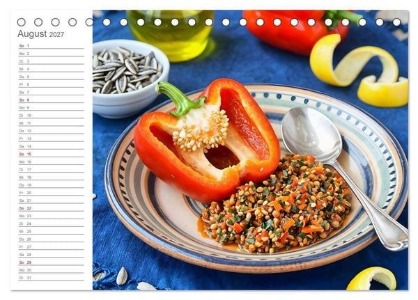Produktbild: Zero Waste Pesto - 12 Monate, 12 Reste, unendlich Geschmack (Tischkalender 2027 DIN A5 quer), CALVENDO Monatskalender