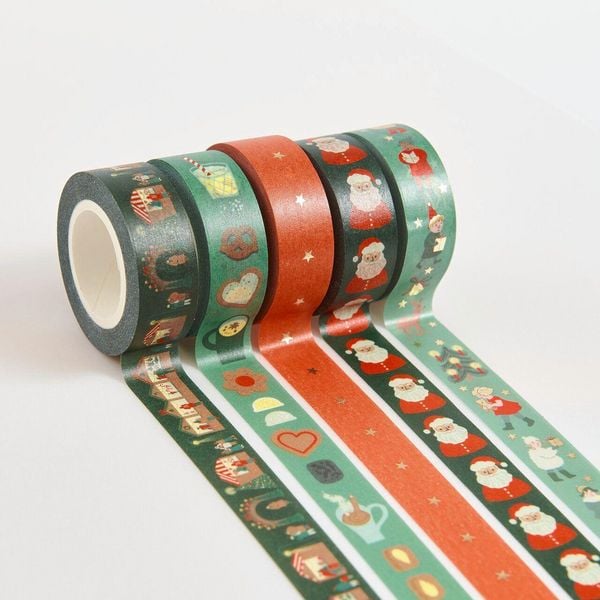 Produktbild: Tape Set Weihnachtsmarkt, Classic MIX, 5 Stk.