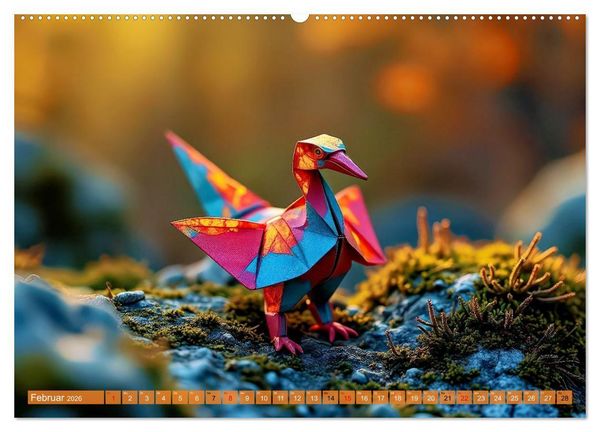Produktbild: Origami-Formen (Wandkalender 2026 DIN A2 quer), CALVENDO Monatskalender