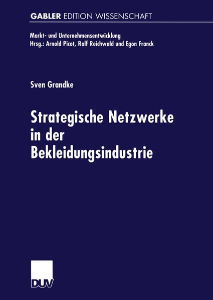 Produktbild: Strategische Netzwerke in der Bekleidungsindustrie