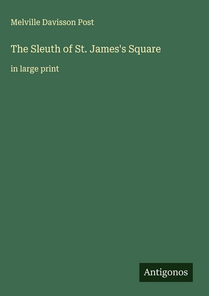 Produktbild: The Sleuth of St. James's Square