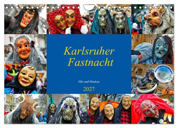 Produktbild: Karlsruher Fastnacht (Wandkalender 2027 DIN A4 quer), CALVENDO Monatskalender