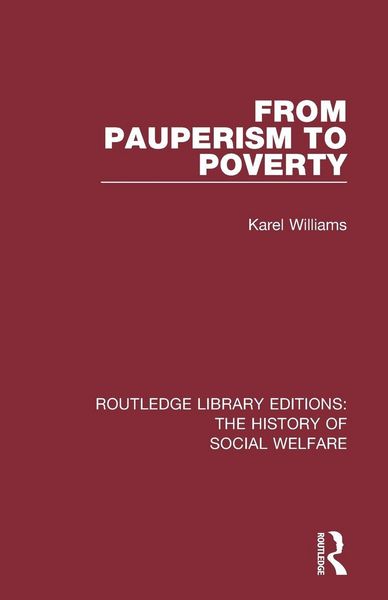 Produktbild: From Pauperism to Poverty