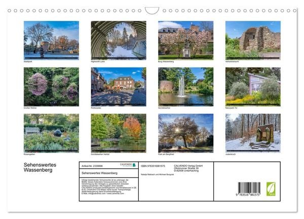 Produktbild: Sehenswertes Wassenberg (Wandkalender 2027 DIN A3 quer), CALVENDO Monatskalender
