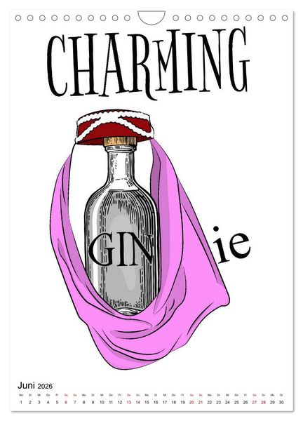 Produktbild: Gin & Tonic - Fun Stuff (Wandkalender 2026 DIN A4 hoch), CALVENDO Monatskalender