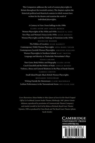 Produktbild: The Cambridge Companion to Modern British Women Playwrights