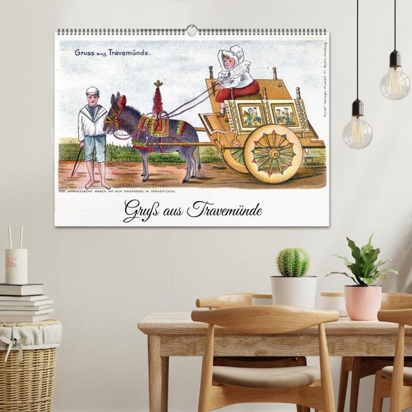 Produktbild: Gru&szlig; aus Travem&uuml;nde (Wandkalender 2026 DIN A2 quer), CALVENDO Monatskalender