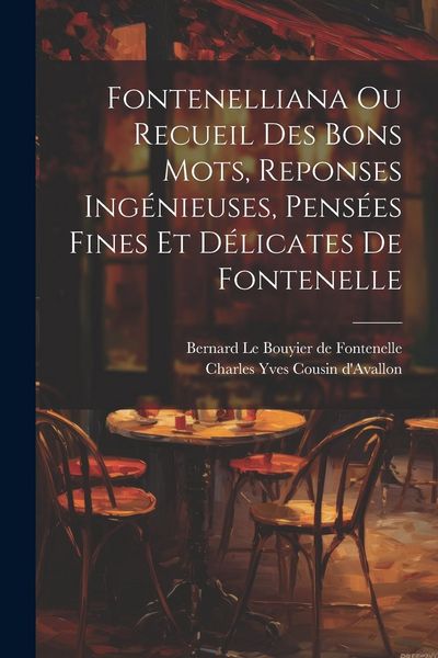 Produktbild: Fontenelliana Ou Recueil Des Bons Mots, Reponses Ing&eacute;nieuses, Pens&eacute;es Fines Et D&eacute;licates De Fontenelle