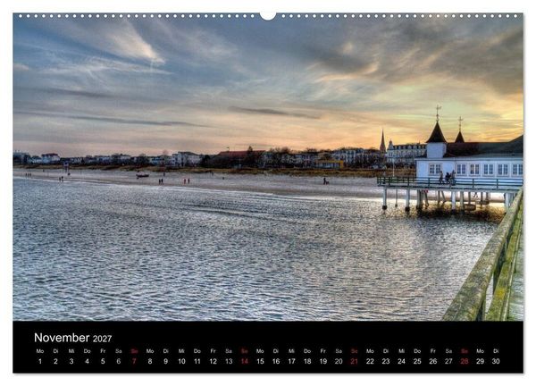 Produktbild: Impressionen von der Insel Usedom (hochwertiger Premium Wandkalender 2027 DIN A2 quer), Kunstdruck in Hochglanz