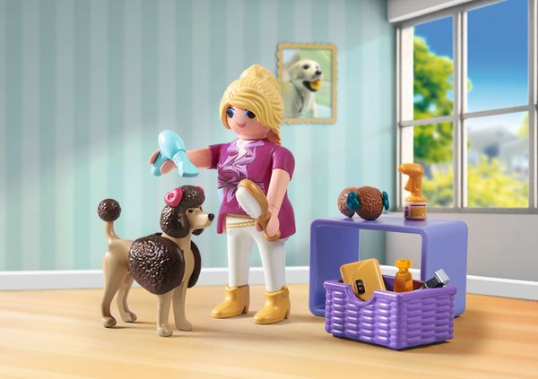 Produktbild: PLAYMOBIL 71747 Hundefriseurin