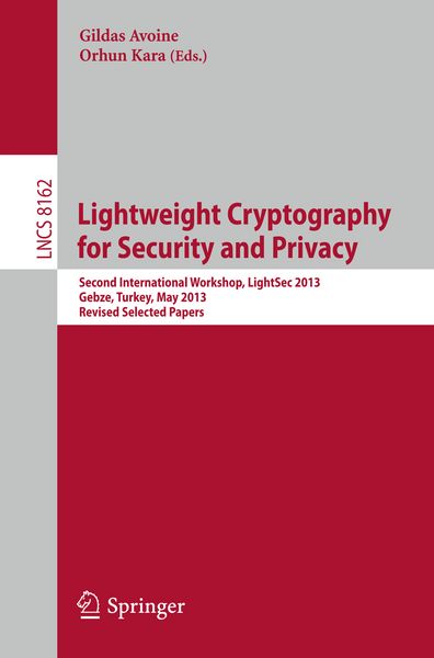 Produktbild: Lightweight Cryptography for Security and Privacy