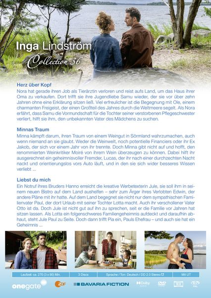 Produktbild: Inga Lindstr&ouml;m Collection 36 [3 DVDs]