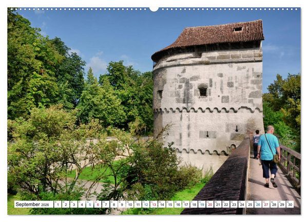 Produktbild: N&ouml;rdlingen - Eine runde Sache (hochwertiger Premium Wandkalender 2026 DIN A2 quer), Kunstdruck in Hochglanz