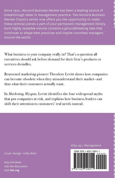 Produktbild: Marketing Myopia
