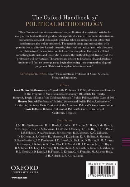 Produktbild: Oxford Handbook of Political Methodology