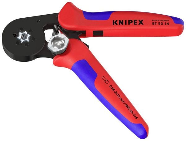 Produktbild: Knipex 97 53 14 Crimpzange Aderendh&uuml;lsen 0.08 bis 16 mm&sup2;