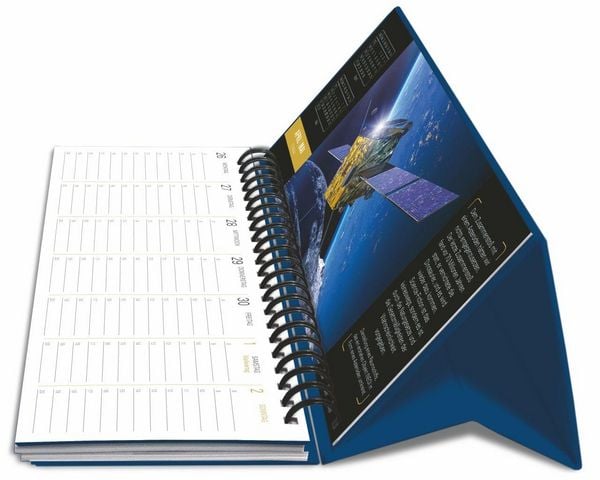 Produktbild: Stephen Hawking Universum Premium-Tischplaner 2027 - Wochenkalender mit 53 Bildern und Zitaten